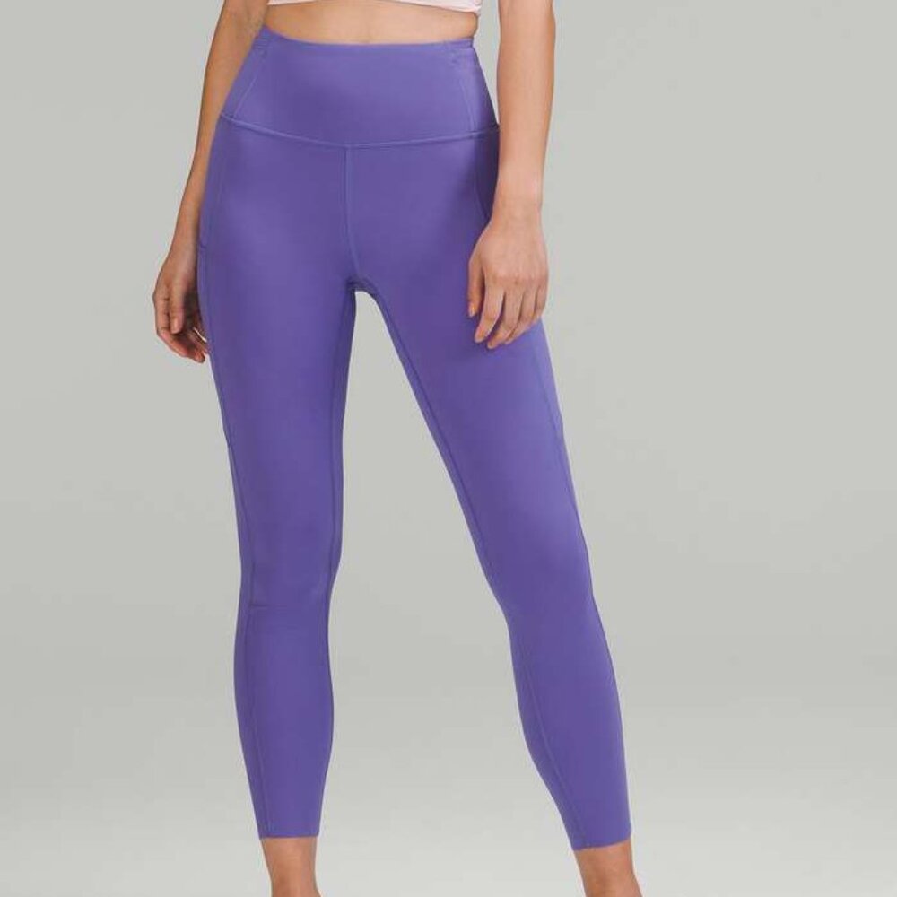 Lululemon Fast and Free High-Rise Tight 25" in Charged Indigo